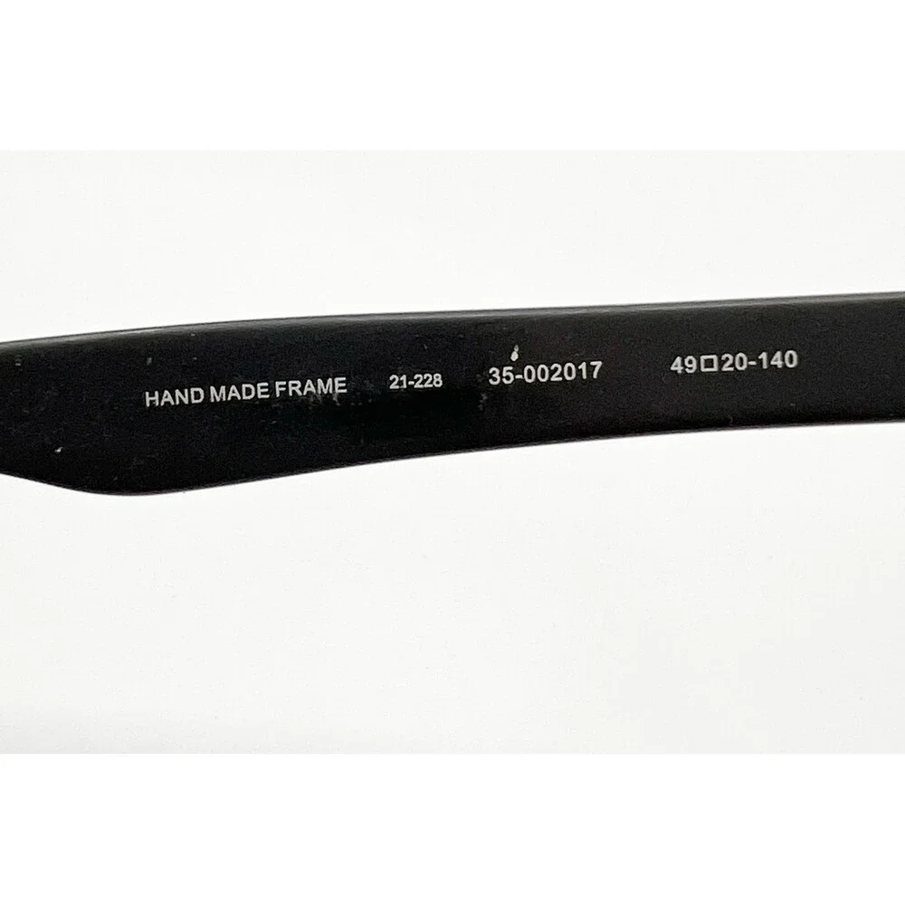 In the eyes of the beholder Eyeglasses Unisex Black Wayfarer 49-20-140 44679